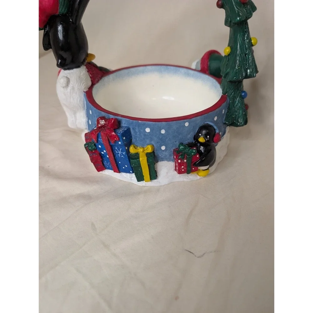 Vintage St. Nicholas Square 1999 Holiday Handle Basket Christmas Home Decor‎
